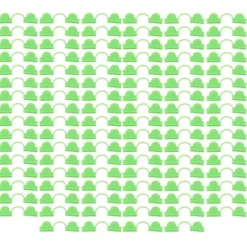 100 STK Växthusklämma Plast Dubbelhuvud Skuggning Trädgårdsbåge Växthusklämma Glasfiber Trädgårdstillbehör 6 mm Ljusgrön
