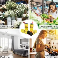 32 stycken flugfångarpapper, flugpappersrullar, klibbigt flugpapper, flugpappersremsor, myggfångare [~190]