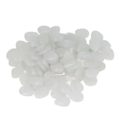 100 stycken lysande stenar, trädgårdsstenar, stenar, inomhus- och utomhusdekoration, lysande stenar för trottoarer, uppfarter, uteplatser, gräsmattor | CDON