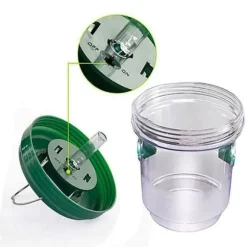 2 stycken Solar Green Bee Trap Insektsfälla Insektsavvisande verktyg Lämpligt för utomhusbalkong Trädgårdsterrass