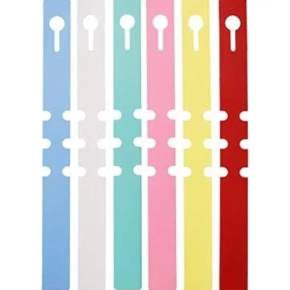 600 stycken växtetiketter, PVC-växtetiketter för trädgårdar, justerbara vattentäta växtetiketter, 6 färger