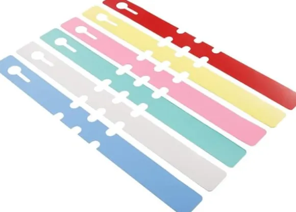 600 stycken växtetiketter, PVC-växtetiketter för trädgårdar, justerbara vattentäta växtetiketter, 6 färger