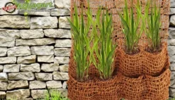 1 Växtpåse Kokostyg 8 Påsar Bankmatta Slutmatta för Pond liner