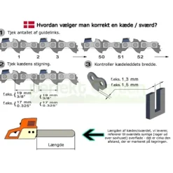 2 x kedja 30cm / 1,1mm / 3/8" / 46 DL till Makita EY403MP DUX60Z DUX18ZX1 kedjesåg