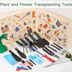 Adventskalender 2025 Trädgårdsverktyg – 24 Dagars Julkalender för Trädgårdsälskare, Kvinnor & Män