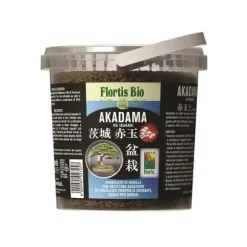 Akadama Ibaraki HQ substrat bonsai, 1 L, brun