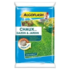 ALGOFLASH Kalk för gräsmattor och trädgårdar - 10 kg