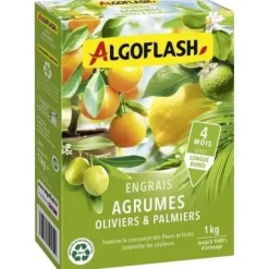 ALGOFLASH NATURASOL Gödselmedel för citrusfrukter, oliver och palmer - 1 kg