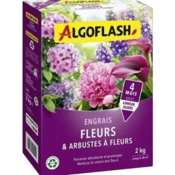 ALGOFLASH NATURASOL Gödselmedel för blommor och blommande buskar - 2 kg