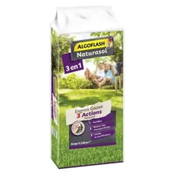 ALGOFLASH NATURASOL Gräsmatta AG3BIO250 3 Actions Naturanid - 10 kg