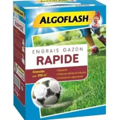 ALGOFLASH Snabbverkande Gräsmatta Gödselmedel - 4 kg