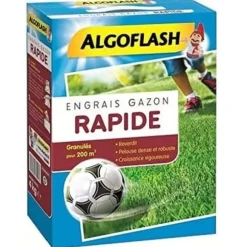 ALGOFLASH Snabbverkande Gräsmatta Gödselmedel - 4 kg