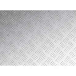 Aluminium Checker Plates 4 st Halkskydd - Halkfria trapptäcksmattor | Storlek: 70x50 cm