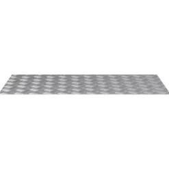 Aluminium Checker Plates - Halkfria Gummitrappmattor | Storlek: 100x50 cm | 2 st