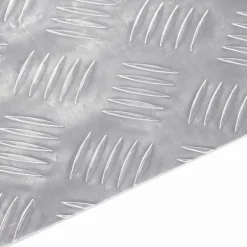 Aluminium Rutplattor 4 st Halkfria | Storlek: 50x50 cm | Färg: Silver