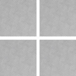 Aluminium Rutplattor 4 st Halkfria - Säker och stilren design | Storlek: 40x40 cm