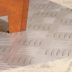 Aluminium Rutplattor 4 st Halkfria - Säker och stilren design | Storlek: 40x40 cm