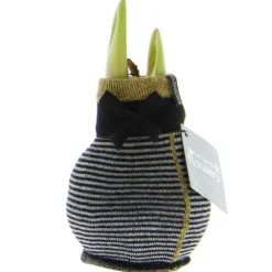 Amaryllislök i vinterstrumpor "Fashion Elegant" randig svart och grå