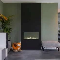 Ambiance BOB bio-etanol tunnel spis - Svart - Rumsavdelare - Högt i tak - 3,5 KW värme