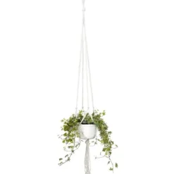 Ampel med Makraméknytning - 90 cm