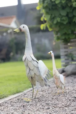 Anka 35 cm Hamrad plåt Dekoration