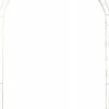 Anna Rose Arch - Rustic Country House Style Garden Arch, Antique Cream Metal, 220cm Passage Height