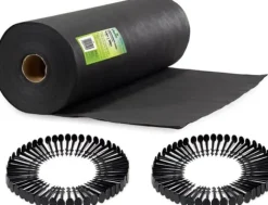 Anti rotduk - 1,6 meter x 100 meter + 100 jordpinnar