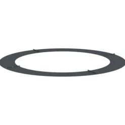 Antracit Planterare i Harts - Modern Hållbar Design | Diameter: 120 cm | Färg: Antracit