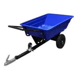 ATV Trailer Skottkärra Trädgård Transport Bärgning Fyrhjuling Gård Hästar Last Hästhage Kraftig Traktor Terräng Tippfunktion Pneumatiska Däck 295 kg | CDON