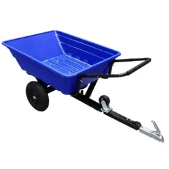 ATV Trailer Skottkärra Trädgård Transport Bärgning Fyrhjuling Gård Hästar Last Hästhage Kraftig Traktor Terräng Tippfunktion Pneumatiska Däck 295 kg | CDON