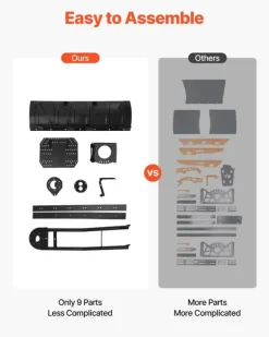 ATV/UTV snöblad - Snöplogssats med universalfäste - Bredd 152 cm - Höjd- och sidjusterbart - Snabbfäste - Stålblad - Tre monteringsalternativ