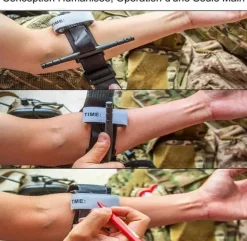 Auledio Turnstile Tactical Turniquet Emergency Kit för jakt och vandring, för allvarliga nödsituationer utomhus och blodförlustkontroll van