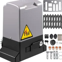 Automatisk skjutportsöppnare 1800 KG med fjärrkontroll & APP-kontroll.