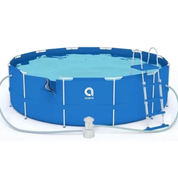 Avenli - Simbassäng 450X122Cm - Med Filterpump - Komplett