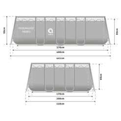 Avenli Frame Pool 400X200X99 Cm Med Sandfilterpump - Komplett Set
