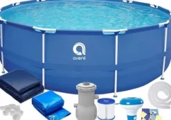 Avenli pool 420 x 84 cm med pump - komplett set