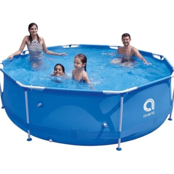Avenli Simbassäng 420 X 84 Cm Med Filterpump - Komplett Set