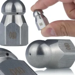 Avloppsrensarslang 20m M22 för Hogtryckstvätt – Utbytbar Munstycke | Max 200 Bar | Kompatibel med Karcher K4, K5, K7