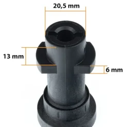Avloppsrensarslang 20m med 1+3 Munstycke – Teflontejp | 160 Bar | Kompatibel med Kärcher K2, K4, K5