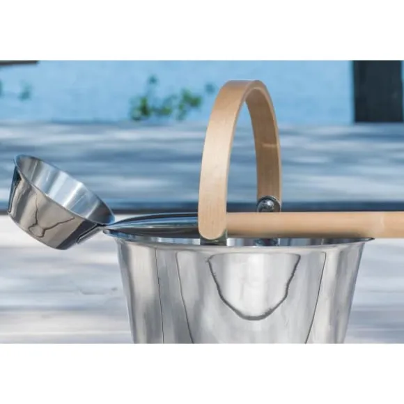 Avslappnad bastubalja, stål