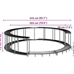 Badtunna infattning med förvaring och trappsteg i trä | Färg: Grå | Storlek: Standard