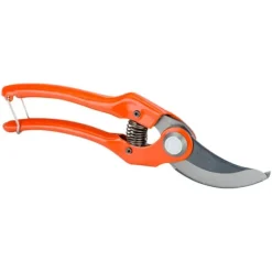 Bahco Glidande Enhandsskärsax Med Stansat Och Pressat Stålhandtag Och Vinklat Skärhuvud 20 Mm 200 Mm