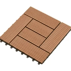 Balkongplattor Bruna WPC 30 x 30 cm 11 st - Golvbeläggning