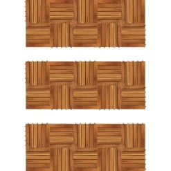 Balkongplattor med vertikal design 30 x 30, 30 st