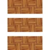 Balkongplattor med vertikal design - 30 st i akaciaträ | Färg: Natur | Storlek: 30x30 cm
