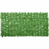 Balkongskärm gröna blad 200x100 cm