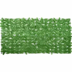 Balkongskärm gröna blad 200x100 cm