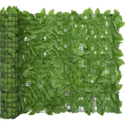 Balkongskärm gröna blad 400x100 cm - Balkongskärm - Balkongskärmar - Home & Living