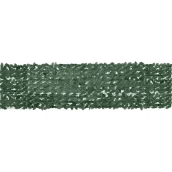 Balkongskärm mörkgröna blad 300x75 cm