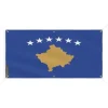 Banner Flag of Kosovo 6 öljetter 200x400cm i polyester